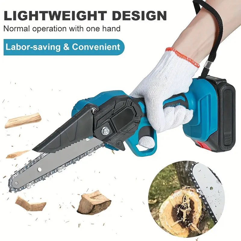 Australia Shop™ Cordless Mini Chainsaw – Compact Cutting Power Anywhere